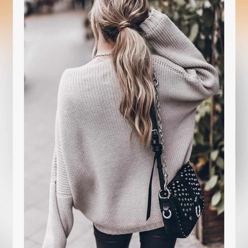 Cozy Knit Sweater in Beige - Picture 6 of 6
